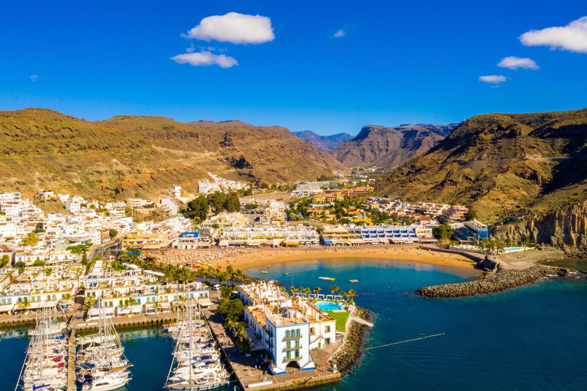 Amarre Port Lägenhet Puerto De Mogan Exteriör bild