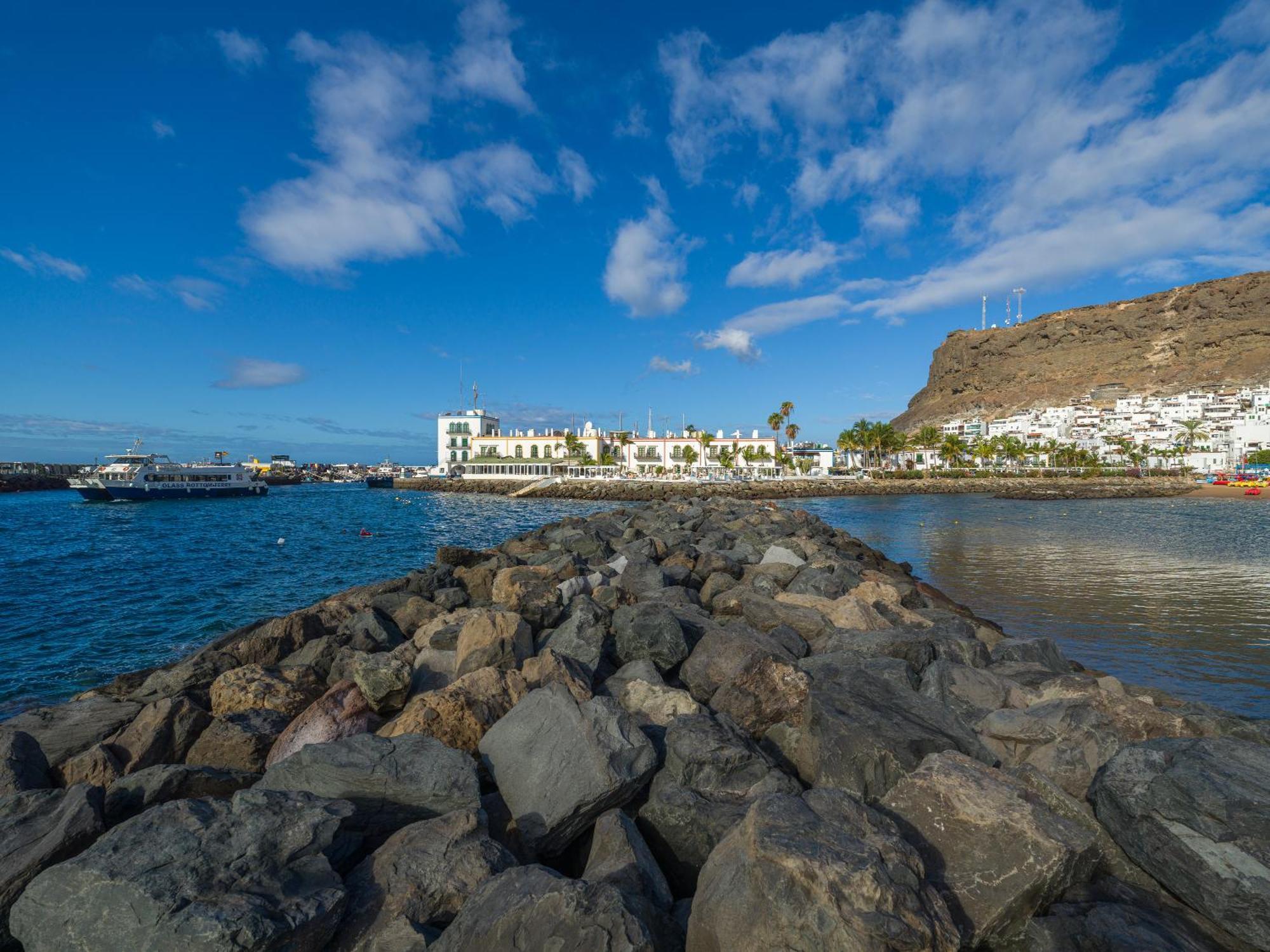 Amarre Port Lägenhet Puerto De Mogan Exteriör bild